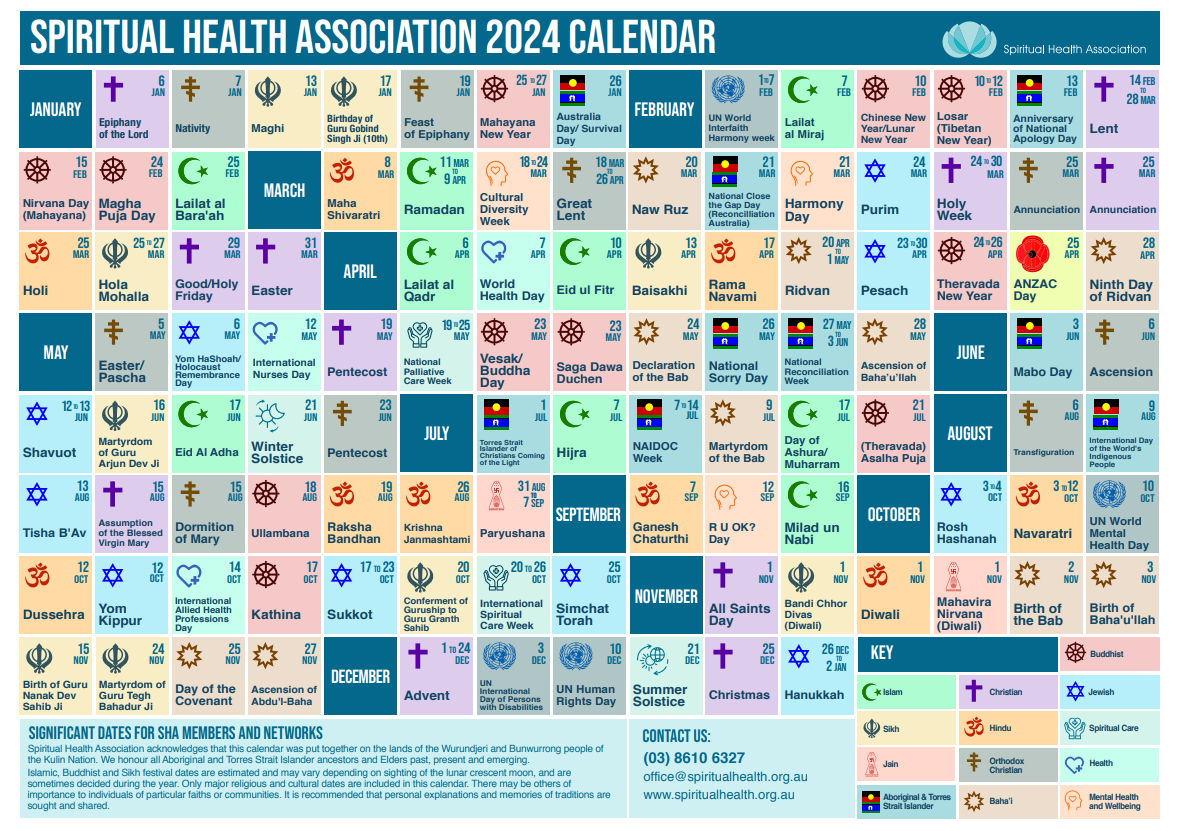 SHA 2024 Cal